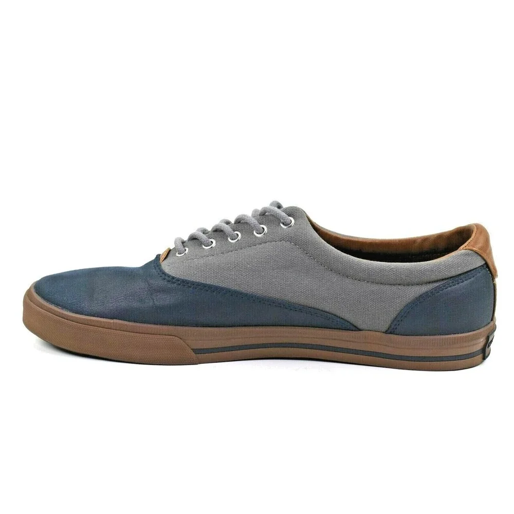 Tommy Hilfiger Phelip Men's Size 10 Brown Blue Gray Canvas‎ Sneakers Shoes